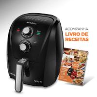 Fritadeira Elétrica Mondial AFN40FB Preta - 4 L + Panela de Pressão Panelux - 4,5 L - 7