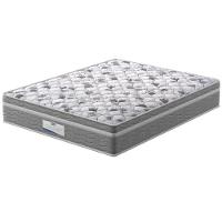 Cama Box King Size Probel Century D28 com Molas Ensacadas e Pillow Euro 70x193x203cm - Branco/Cinza - 3