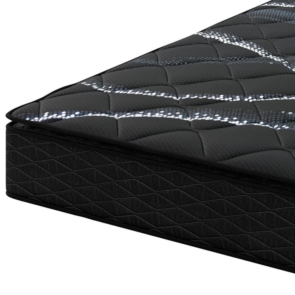 Cama Box Queen Size Umaflex New Itália Black com Molas Ensacadas, Revestimento em Jacquard e Pillow Top D26 63x158x198cm - Preto - 5