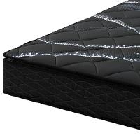 Cama Box Queen Size Umaflex New Itália Black com Molas Ensacadas, Revestimento em Jacquard e Pillow Top D26 63x158x198cm - Preto - 5