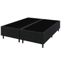 Cama Box Queen Size Umaflex New Itália Black com Molas Ensacadas, Revestimento em Jacquard e Pillow Top D26 63x158x198cm - Preto - 7