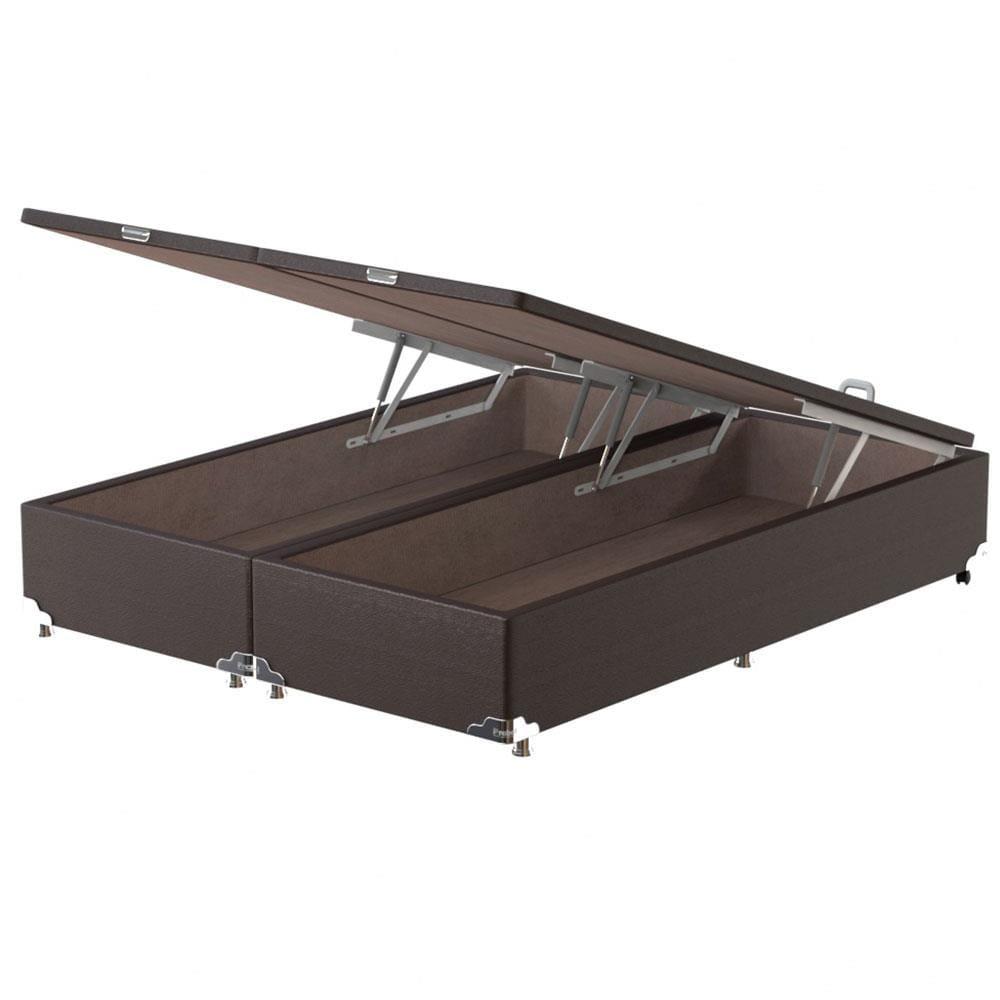 Cama Box Queen Size Probel Guarda Costas Próintense DF Espuma D33 68 x 158 x 198cm - Bege/Marrom - 5