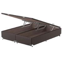 Cama Box Queen Size Probel Guarda Costas Próintense DF Espuma D33 68 x 158 x 198cm - Bege/Marrom - 5