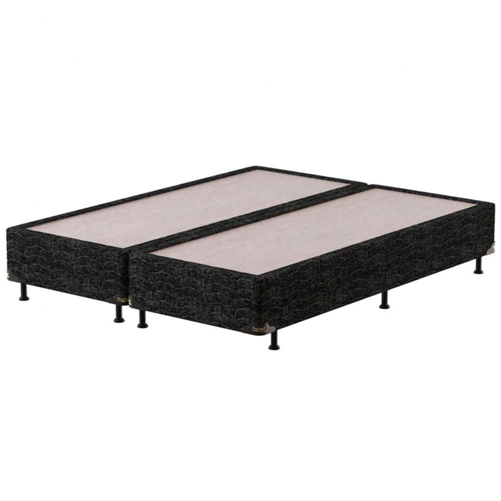 Cama Box Queen Size Probel Guarda Costas Premium Hiper Firme Espuma D20, 28 e 40 60x158x198cm - Branco/Preto - 9