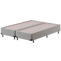 Cama Box Queen Size Probel Alabama com Euro Pillow e Molas Ensacadas 68x158x198 cm - Branco/Cinza - 9