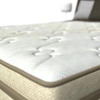 Cama Box Casal Probel Arezzo Revestido em Tecido Jacquard + Colchão com Pillow Euro e Molas Ensacadas Individualmente 26x138x188cm - Bege e Branca - 5