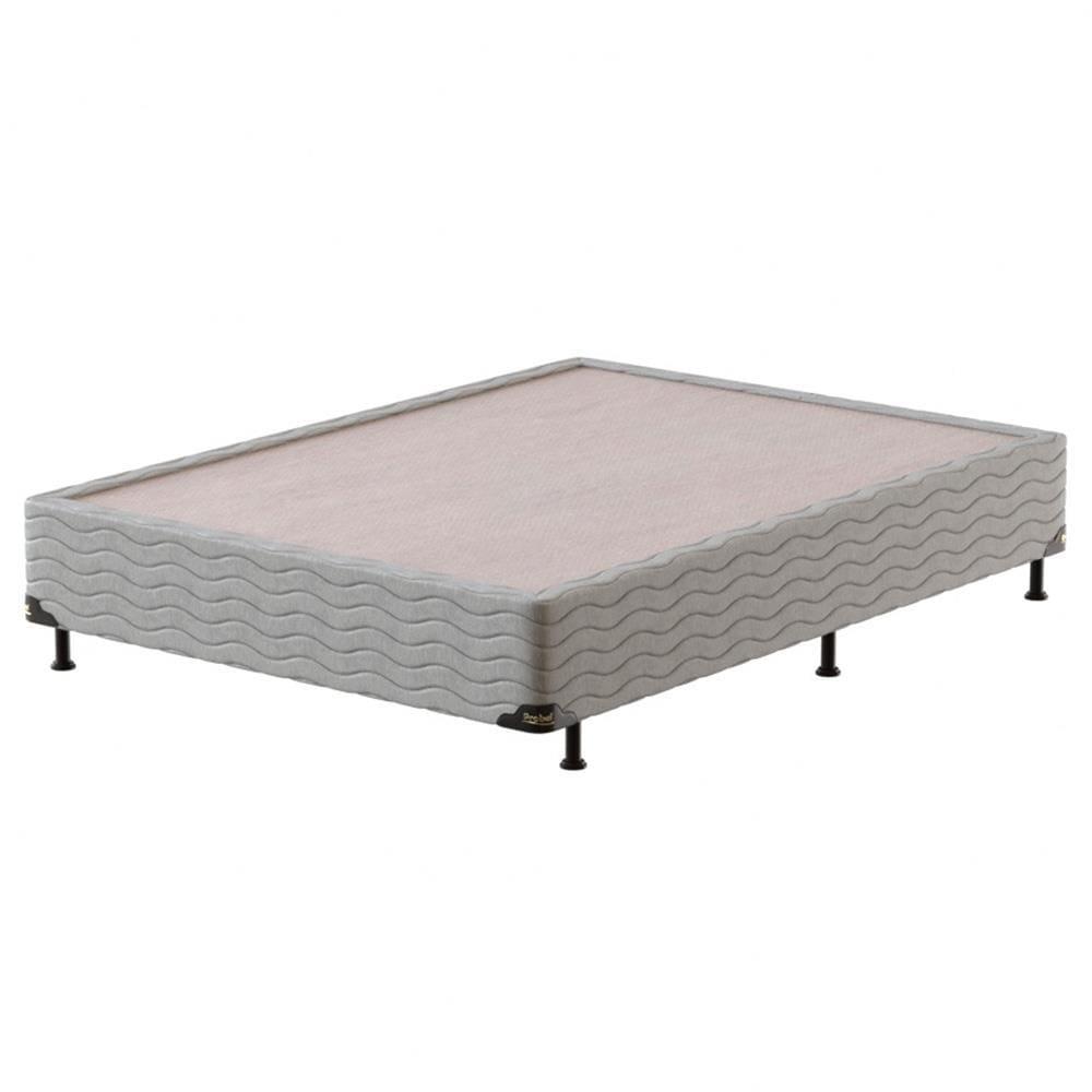 Cama Box Casal Probel Alabama com Euro Pillow e Molas Ensacadas 68x138x188 cm - Branco/Cinza - 9