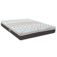 Cama Box Casal Castor Sleep Class Hibrido com Mola Ensacada 64x138x188cm – Branco, Cinza e Marrom - 2