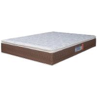 Cama Box Casal Umaflex Berlim com Pillow Top e Molas Ensacadas 72x138x188 cm - Castor/Branco - 3