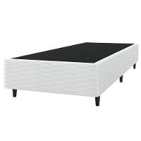 Cama Box de Solteiro Umaflex New Itália com Molas Ensacadas e Pillow Top D26 - 63x88x188cm - Branco/Marrom - 6