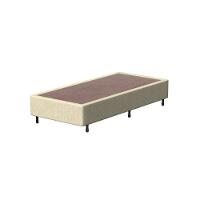 Cama Box Solteiro Probel Arezzo Revestida em Tecido Jacquard + Colchão com Pillow Euro e Molas Ensacadas Individualmente 26x88x188cm – Bege e Preta - 6