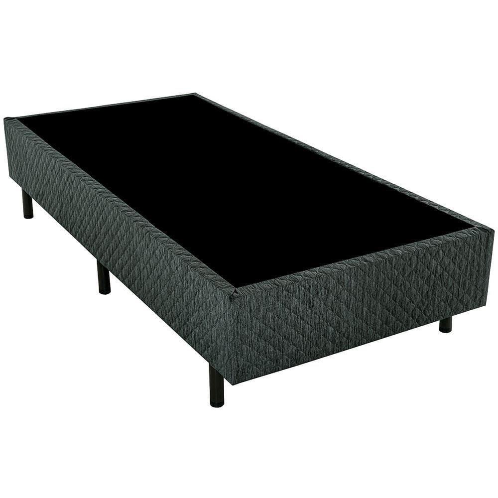 Cama Box de Solteiro Biflex Turquia com Molas Ensacadas e Pillow Inn 69x88x188cm - Branco/Grafite - 5