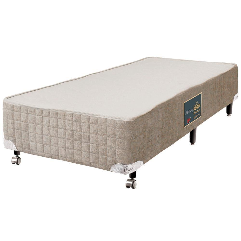 Cama Box Solteiro Castor Premium com Mola Tecnopedic 69x88x188cm – Branco/Bege - 3