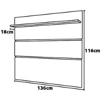 Rack com Painel Patrimar Marselha para TVs de até 46” - 5
