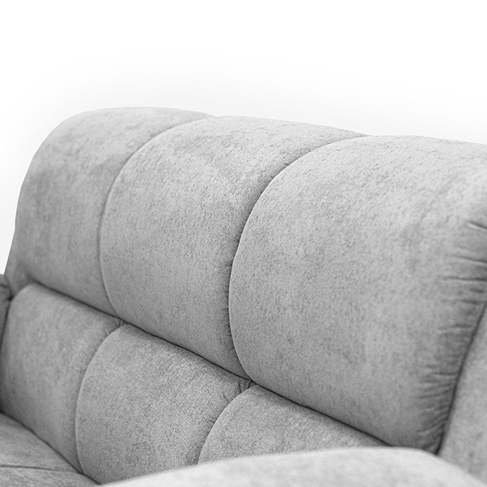 Sofá de 3 e 2 Lugares Cama inBox Paris com 202cm e 152cm de Larguras e Revestidos em Bouclé - 5