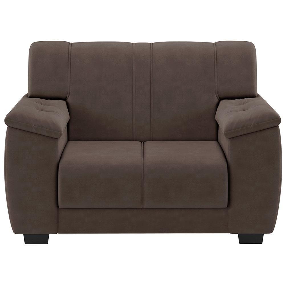 Sofá 3 e 2 Lugares Luizzi Roma II com Revestimento em Veludo - 4