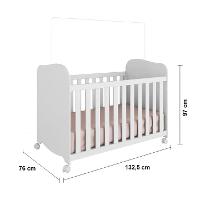 Guarda-Roupa Infantil Peroba Móveis Duda com 3 Portas, 3 Gavetas + Cômoda Duda Plus com 4 Gavetas - 5