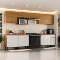 Cozinha Completa Itatiaia Ideale 7 peças com 13 portas, 2 gavetas e 7 prateleiras – 340 cm de largura - 1