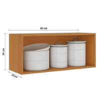 Cozinha Completa Itatiaia Ideale 7 peças com 13 portas, 2 gavetas e 7 prateleiras – 340 cm de largura - 8