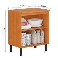 Cozinha Completa Itatiaia Ideale com 5 Peças, 13 Portas, 14 Prateleiras e 2 Gavetas – 260cm de Largura - 8