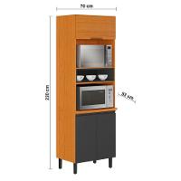 Cozinha Completa Itatiaia Ideale com 4 Peças, 9 Portas, 8 Prateleiras e 2 Gavetas - 9