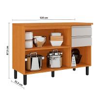 Cozinha Completa Itatiaia Ideale com 4 Peças, 10 Portas, 11 Prateleiras e 2 Gavetas – 270cm de Largura - 8