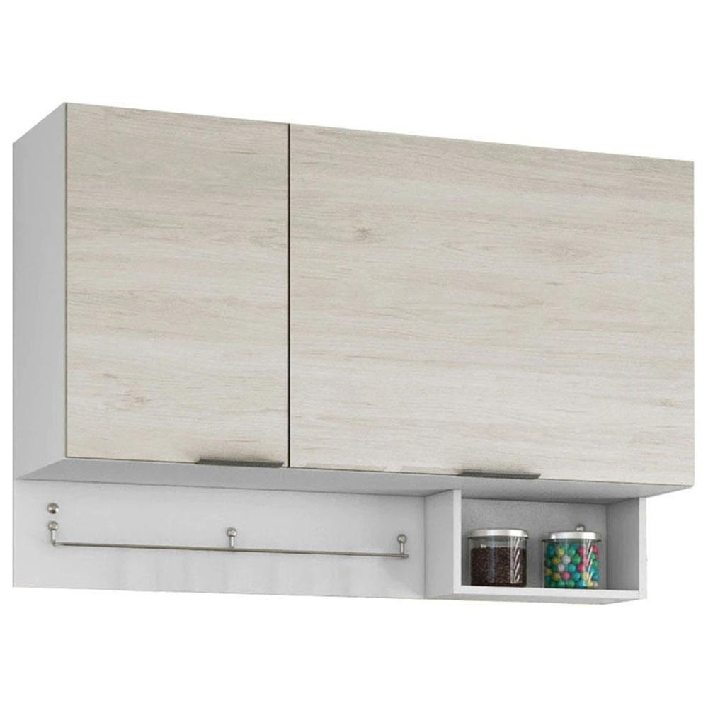 Cozinha Completa Bartira Rubi com 6 Portas, 3 Gavetas e 3 Prateleiras - 280cm de largura - 5