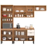 Cozinha Completa Demóbile Firenze com 10 Portas, 2 Gavetas e 7 Prateleiras - 259,5cm de largura - 3