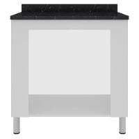 Cozinha Completa Bartira Rubi com 10 Portas, 5 Gavetas e 6 Prateleiras - 360cm de largura - 9