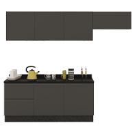 Cozinha Completa Bartira Linea 6 Portas e 3 Gavetas - 260cm de largura - 1