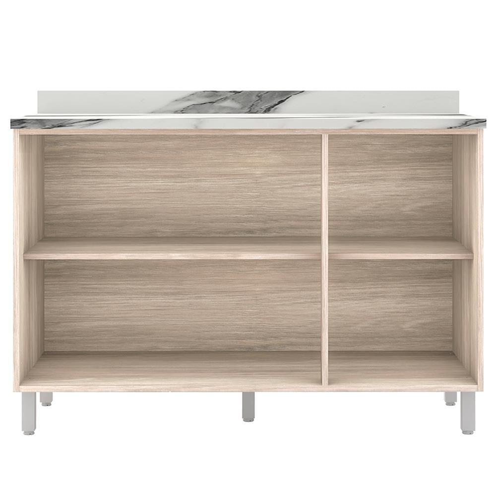 Cozinha Completa Bartira Amazonita com 8 Portas, 6 Prateleiras e 3 Gavetas - 271cm de largura - 9