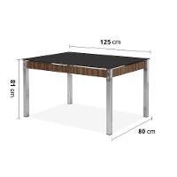 Mesa de Jantar Aço Nobre Cláudia com Tampo Kanon e 4 Cadeiras - 6
