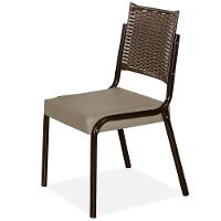 Mesa de Jantar Retangular Aço Nobre Kansas com 4 Cadeiras