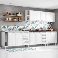 Cozinha Modulada Itatiaia Diamante 5 Peças 11 Portas 8 Gavetas 295cm de Largura - 1