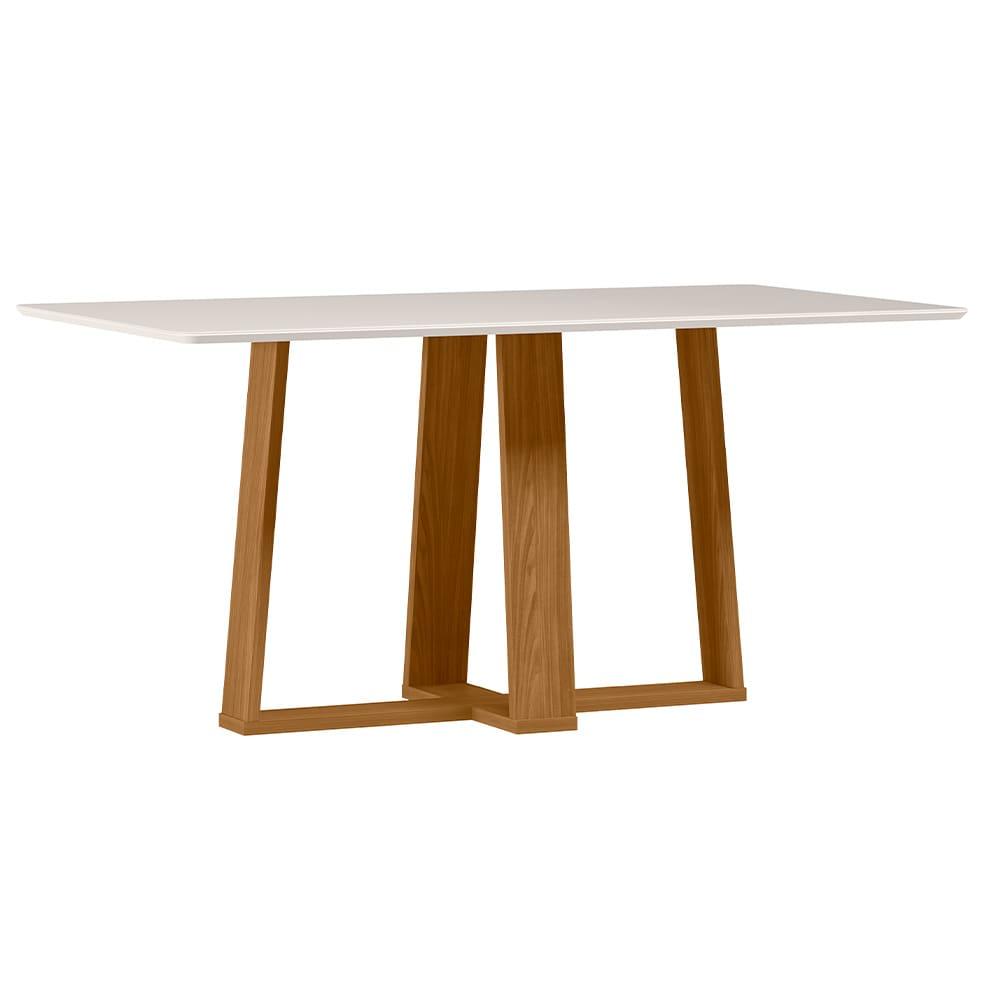 Mesa de Jantar Retangular New Ceval Amsterdam com 6 Cadeiras Estofadas e Revestidas - 2