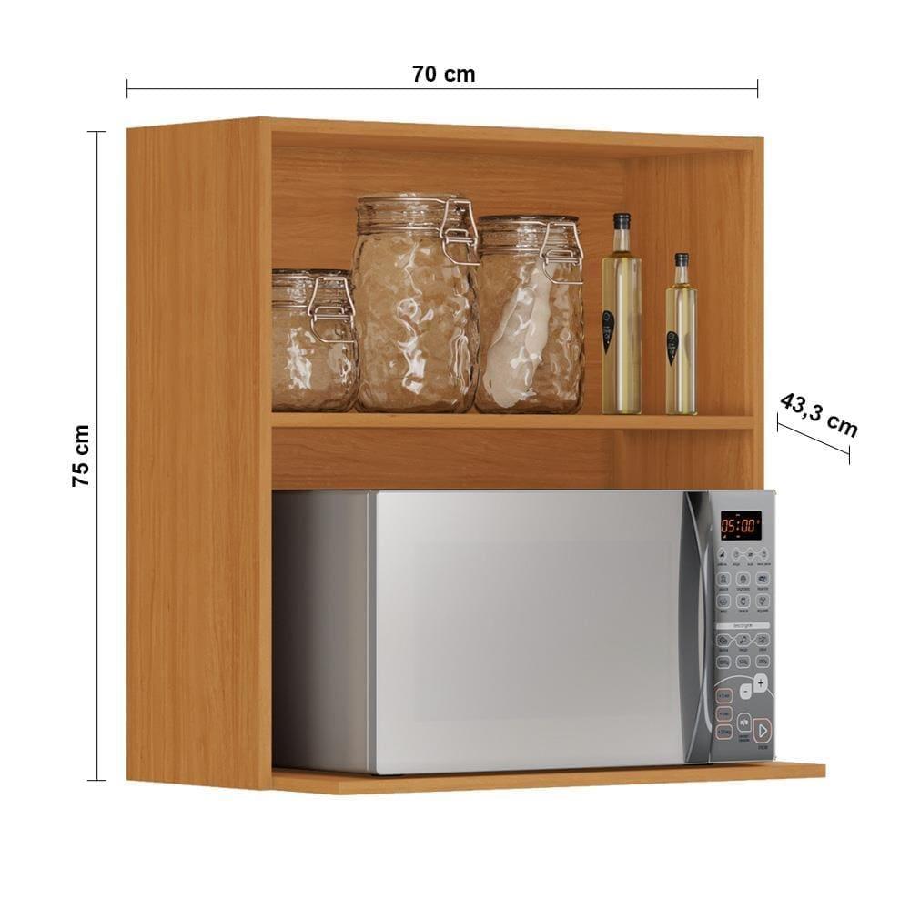 Cozinha Completa Itatiaia Ideale com 12 portas, 2 gavetas e 6 prateleiras – 260cm de largura - 7