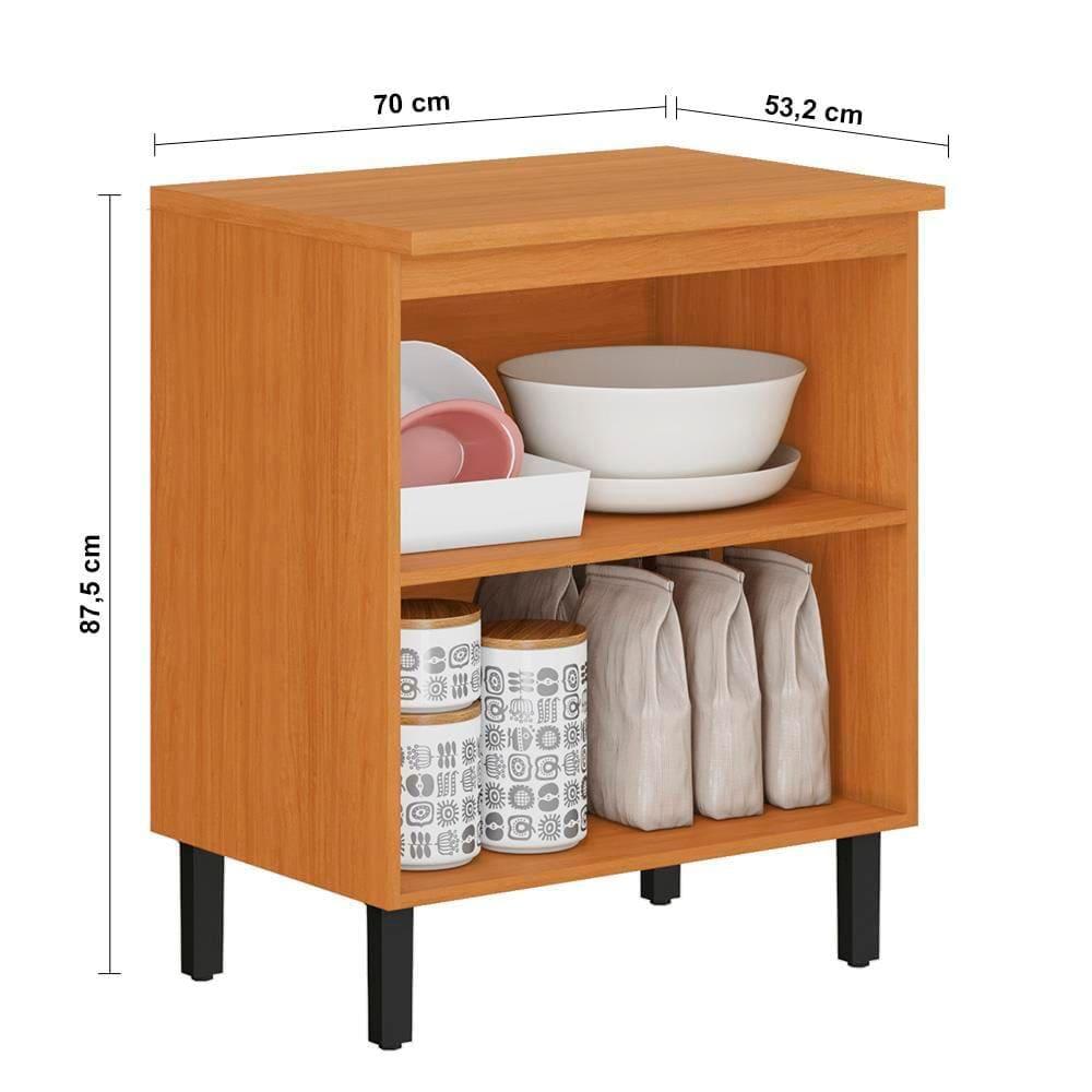 Cozinha Completa Itatiaia Ideale 5 peças com 12 portas, 2 gavetas e 13 prateleiras – 260cm de largura - 8