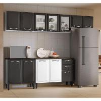 Cozinha Compacta Itatiaia New Premium com 12 Portas, 2 Gavetas e 10 Prateleiras - 280cm de largura - 1