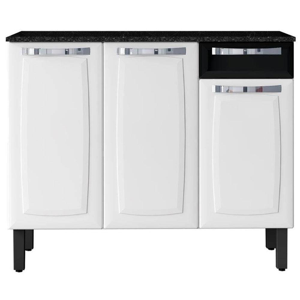 Cozinha Compacta Itatiaia Rose com 10 Portas, 1 Gaveta e 6 Prateleiras - 245cm de Largura - 4