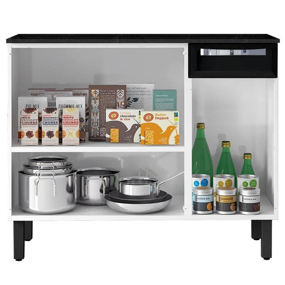 Cozinha Compacta Itatiaia Rose com 10 Portas, 1 Gaveta e 6 Prateleiras - 245cm de Largura - 5