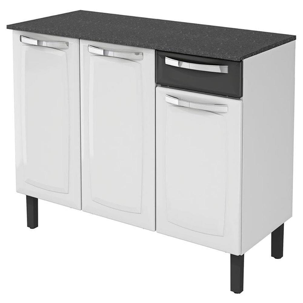 Cozinha Compacta Itatiaia Rose com 10 Portas, 1 Gaveta e 6 Prateleiras - 245cm de Largura - 6