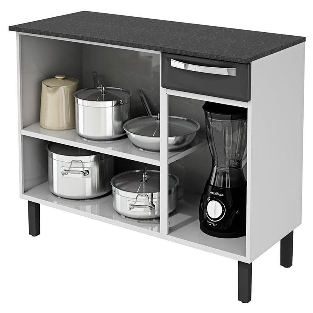 Cozinha Compacta Itatiaia Rose com 10 Portas, 1 Gaveta e 6 Prateleiras - 245cm de Largura - 7