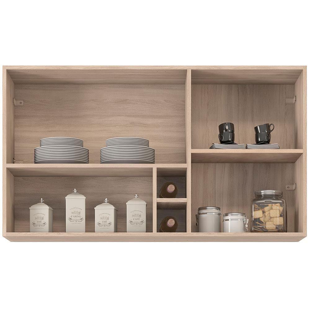 Cozinha Compacta Demóbile Firenze com 7 Portas e 6 Prateleiras - 260cm de largura - 8