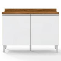 Cozinha Compacta Bartira Jaspe com 6 Portas, 3 Gavetas e 6 Prateleiras - 260,4cm de largura - 6