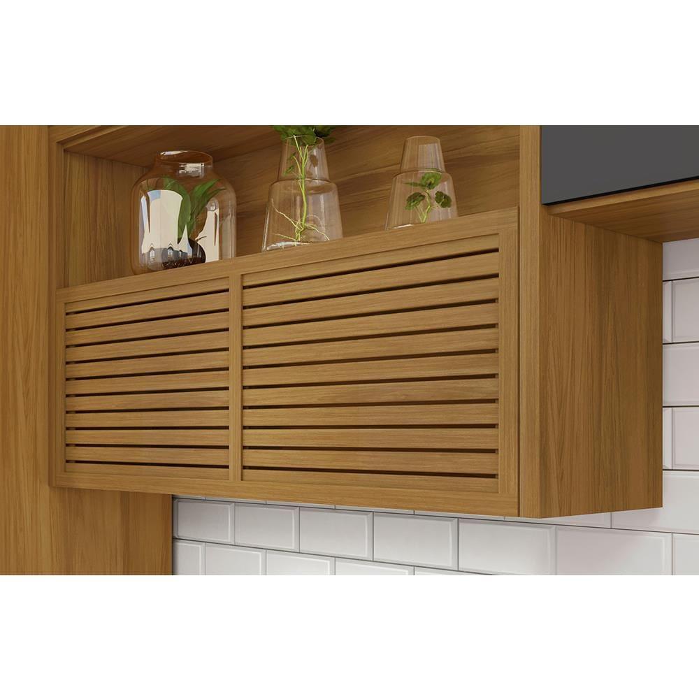 Cozinha Compacta Nesher Princesa com 5 Portas 5 Gavetas e 11 Prateleiras - 264cm de largura - 6