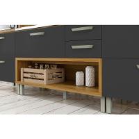 Cozinha Compacta Nesher Princesa com 5 Portas 5 Gavetas e 11 Prateleiras - 264cm de largura - 7