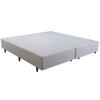 Base Box King Size Herval Sense com Revestimento em Tecido Poliéster 39 x 193 x 203cm - Bege - 1