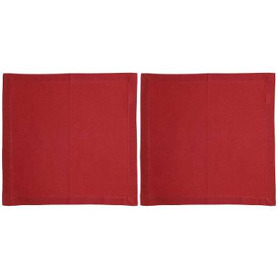 Conjunto de Guardanapos Wolff Mesa em Algodão Vermelho - 2 Peças
