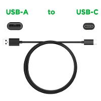 Cabo de Dados e Carga Motorola Original USB-A para USB-C com 2 Metros - Preto - 3