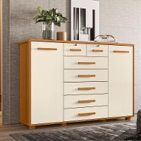 Cômoda Palumoveis Fontana com 7 Gavetas e 2 Portas – 160cm de Largura - 1